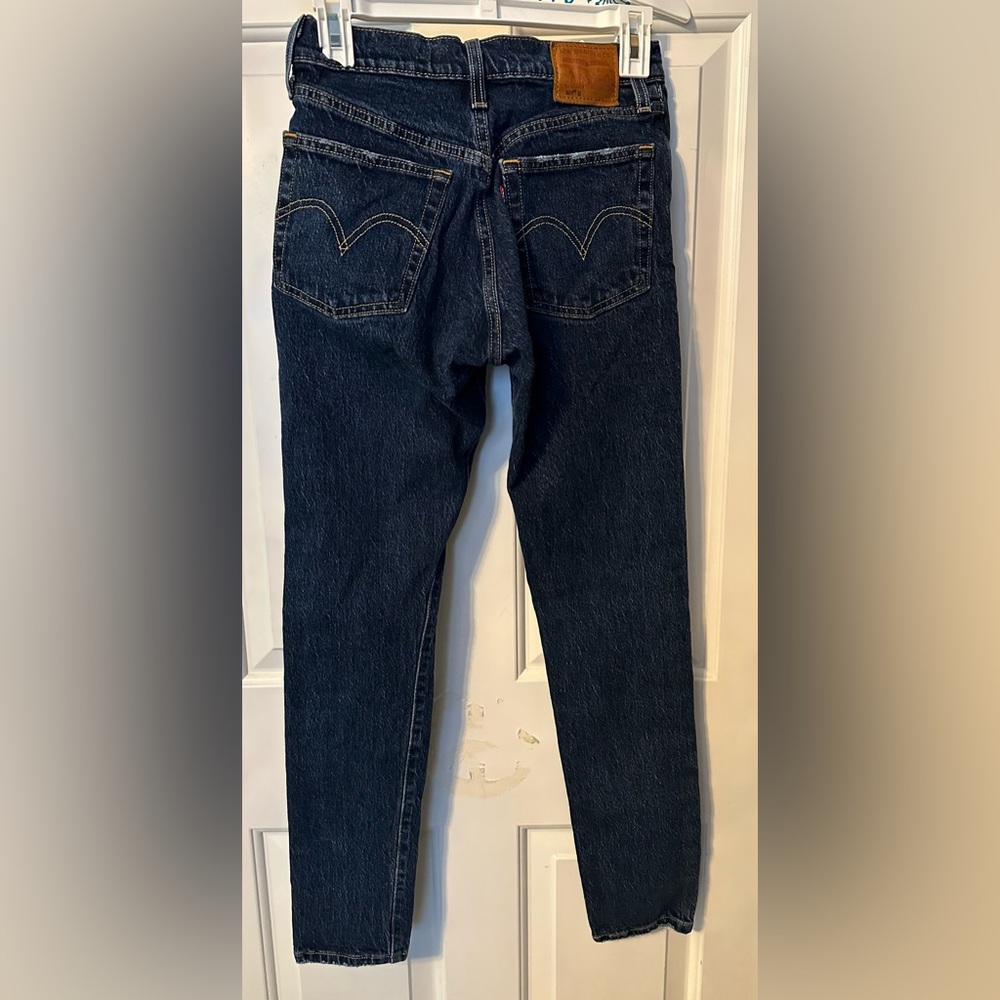 501 Skinny Distressed Jeans - Salsa Broken Stone - Picture 5 of 9